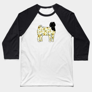 Sunflower Market Show Doe Silhouette - NOT FOR RESALE WITHOUT PERMISSION Baseball T-Shirt